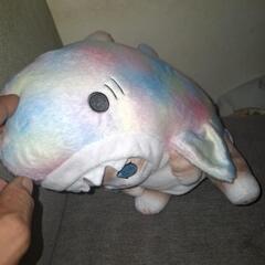 モフサンド　パステルサメにゃん　ぬいぐるみ　1の画像
