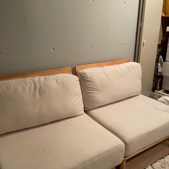 二人掛けソファ　家具350