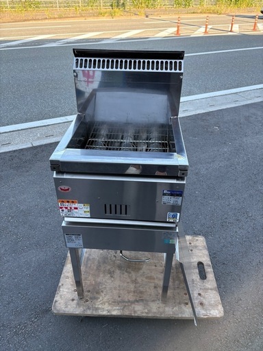 ■中古品 マルゼンガスフライヤー MGF-CM13K LPガス 2020年 430ｘ460ｘ800(+150) 動作問題なし 厨房■