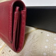 GUCCI 長財布　GGマーモント 赤　レッド　箱付きの画像