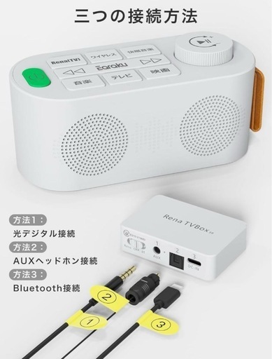 ⭐️敬老の日のプレゼントに⭐️お手元スピーカー テレビ ワイヤレス 優音 トランスミッター⭐️新品未開封