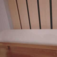 ほぼ未使用　ニトリ　ダイニングベンチ(ロレイン3 LBR) 商品コード   4004927の画像