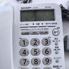 SHARP コードレス電話機 JD-G32 子機2台付きの画像
