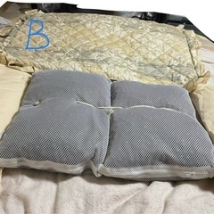 枕  38✖️60✖️h8cm  プラ球体入 AB面使い分け可の画像