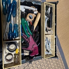 ホーザン　両開き工具箱とDIY工具色々の画像