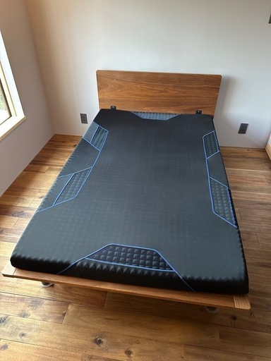 無印良品 シングルサイズ 木製ベッドフレーム ウォールナット材