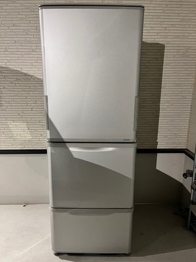 シャープ350Ｌ　どっちもドア冷蔵庫