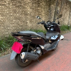 PCX160 KJ47型　2021年式　ブラックメタリック　ETC グッリップヒーター　ロングスクリーン　39万円の画像