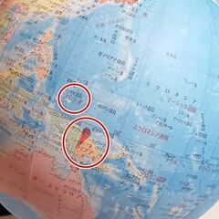 地球儀の画像