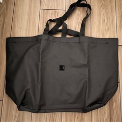 墨緑色の帆布トートバッグ（57cm×36cm）の画像