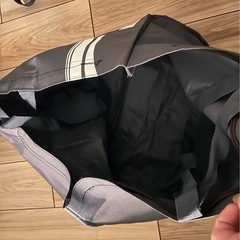墨緑色の帆布トートバッグ（57cm×36cm）の画像
