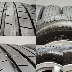 【DUNLOP VEURO VE304 205/60R16】夏タイヤ【PRD 16インチ 6.5J5HPCD100+48】22年製 バリ溝 レガシィB4 エクシーガ等　(KTB302)クレジットカード QRコード決済可能の画像