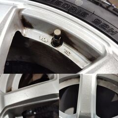 【DUNLOP VEURO VE304 205/60R16】夏タイヤ【PRD 16インチ 6.5J5HPCD100+48】22年製 バリ溝 レガシィB4 エクシーガ等　(KTB302)クレジットカード QRコード決済可能の画像