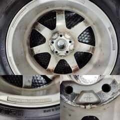 【DUNLOP VEURO VE304 205/60R16】夏タイヤ【PRD 16インチ 6.5J5HPCD100+48】22年製 バリ溝 レガシィB4 エクシーガ等　(KTB302)クレジットカード QRコード決済可能の画像