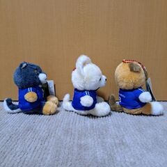 豆しば三兄弟　わくわくサッカーマスコット３点の画像