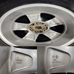【DUNLOP WINTER MAXX SJ8 265/60R18】スタッドレス【AGA 18インチ 8J5HPCD127+55】バリ溝 グランドチェロキー等　(KTB305)クレジットカード QRコード決済可能の画像