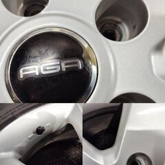 【DUNLOP WINTER MAXX SJ8 265/60R18】スタッドレス【AGA 18インチ 8J5HPCD127+55】バリ溝 グランドチェロキー等　(KTB305)クレジットカード QRコード決済可能の画像