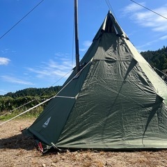 ポモリーワンポールテント　キャンプ　アウトドアの画像