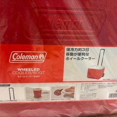 ホイールクーラーボックス(新品未使用)　コールマンの画像