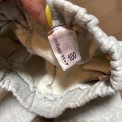 100のズボン裏起毛の画像