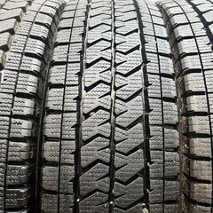 【走行短め】2024年製 BS BRIDGESTONE BLIZZAK VL10A 165/80R14 97/95N LT 14インチ スタッドレス 4本 ライトエース タウンエース等 KTA314クレジットカード QRコード決済可能の画像