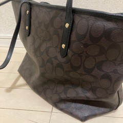 コーチ COACH トートバッグ　シグネチャーの画像