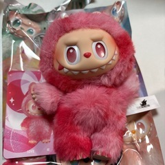 正規品　POP MART Big into Energy ぬいぐるみキーホルダー 赤の画像
