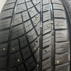 【希少】Continental ExtremeContact 245/45R18 18インチ スパイクタイヤ 4本 バリ溝 マカロニピン audi/A6 VOLVO/V90等　(KTB333)クレジットカード QRコード決済可能の画像