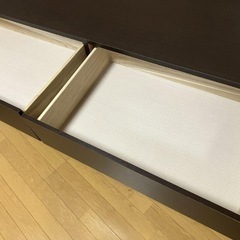 IKEA MALM マルム風　ローチェスト ダークブラウン　3段の画像