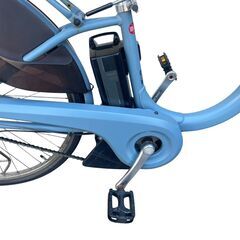 ◻【防犯登録解除済】YAMAHA PAS With DX 26インチ 電動自転車 バッテリー12.3Ah マットスモーキーブルー(ツヤ消しカラー) PA26WDXの画像