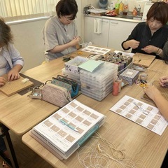 精麻とマクラメワークショップの画像
