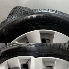 【YOKOHAMA iG60 195/65R15】スタッドレス【日産 セレナ 純正スチールホイール 15インチ 5.5J5HPCD114.3+45】20年製　(KTB321)クレジットカード QRコード決済可能の画像