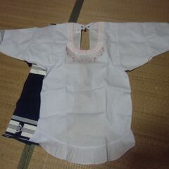 未使用 エプロンドレス 割烹着 2着 セット ジャスコ（箱入り）お譲りします。＊石川県＊美川より＊期間限定の画像