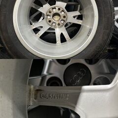 【YOKOHAMA ice GUARD iG70 215/60R17】スタッドレス【audi 8U Q3 純正ホイール 17インチ 6.5J5HPCD112+33】21年製　(KTB324)クレジットカード QRコード決済可能の画像