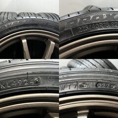 新品 24～25年製 バランス済【TY PROXES MC1 225/40R18】夏タイヤ【BLEST SS-01 18インチ 7J5HPCD100+48】ブロンズ プリウス等　(MTB832)クレジットカード QRコード決済可能の画像