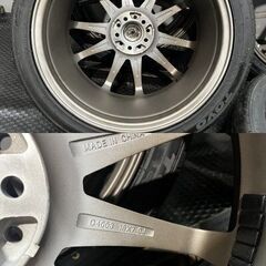 新品 24～25年製 バランス済【TY PROXES MC1 225/40R18】夏タイヤ【BLEST SS-01 18インチ 7J5HPCD100+48】ブロンズ プリウス等　(MTB832)クレジットカード QRコード決済可能の画像