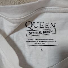 ♠　GU　Queen バンド Tシャツ L ワンポイント ロゴ 　レディースの画像