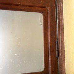 建具　昭和初期ガラスの開き戸の画像