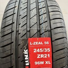 【新品】2025年製 iLINK L-ZEAL56 245/35R21 96W XL 21インチ 夏タイヤ 1本 アルファード ヴェルファイア等　(MTN710)クレジットカード QRコード決済可能の画像