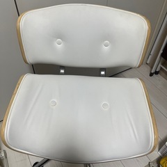 パソコンチェア　椅子　ホワイトの画像