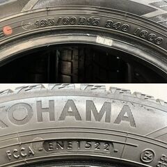 YOKOHAMA ice GUARD iG60 185/60R15 15インチ スタッドレス 4本 22年製 バリ溝 ヤリス グレイス フィット ヴィッツ シャトル等　(MTM645)クレジットカード QRコード決済可能の画像