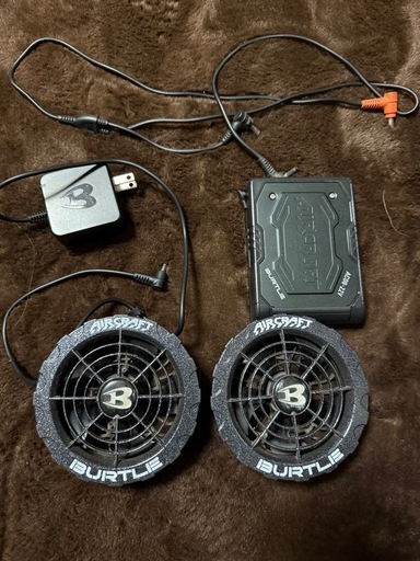 BURTLE空調服、バッテリーファンセット