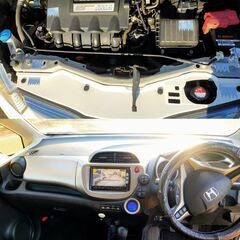 ホンダフィットハイブリッド車検付きの画像