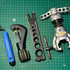 【中古】真空ポンプ＆エアコン取付工具フルセットの画像