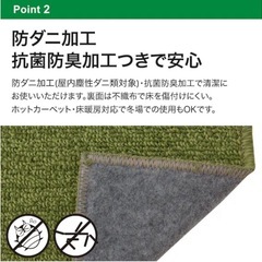 ニトリ　カーペット　江戸間6畳用の画像