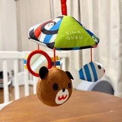 しましまぐるぐる　吊り下げ　おもちゃの画像