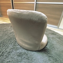 キルティング風　座椅子　折りたたみ〇の画像