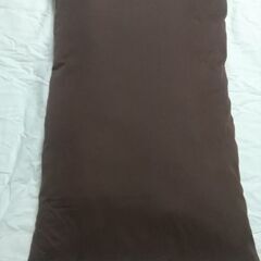 枕　クッション　ブラウン　ホテルサイズ　中空ポリエステル綿100%　ハンドメイド　未使用品の画像