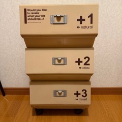 3段収納ケース　おしゃれ　フェリシモ購入　🗄️  の画像