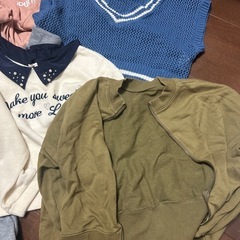 女児トレーナー、ニット150からSサイズ6枚の画像